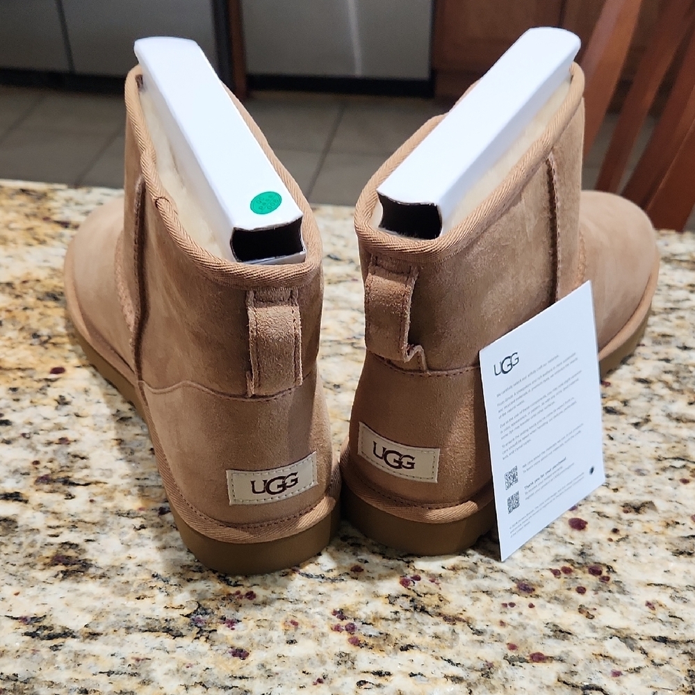 UGG Tan Ankle Boots